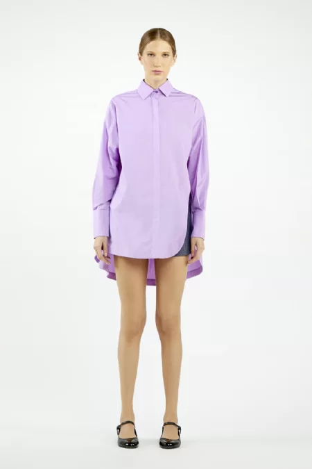 Camisa Tricoline Eilo I   Lilac 